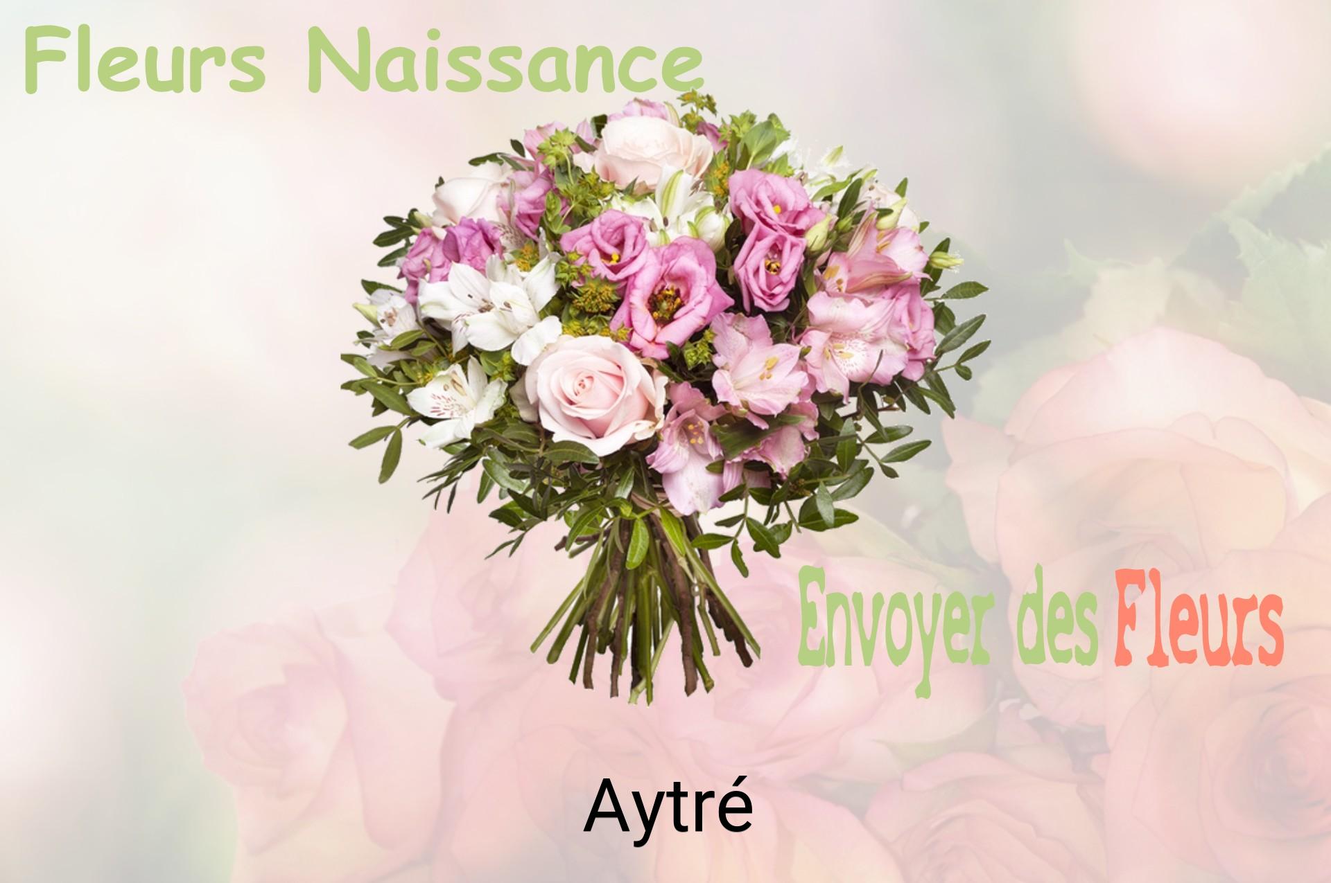 Bouquet de fleurs de naissance livré à Aytré